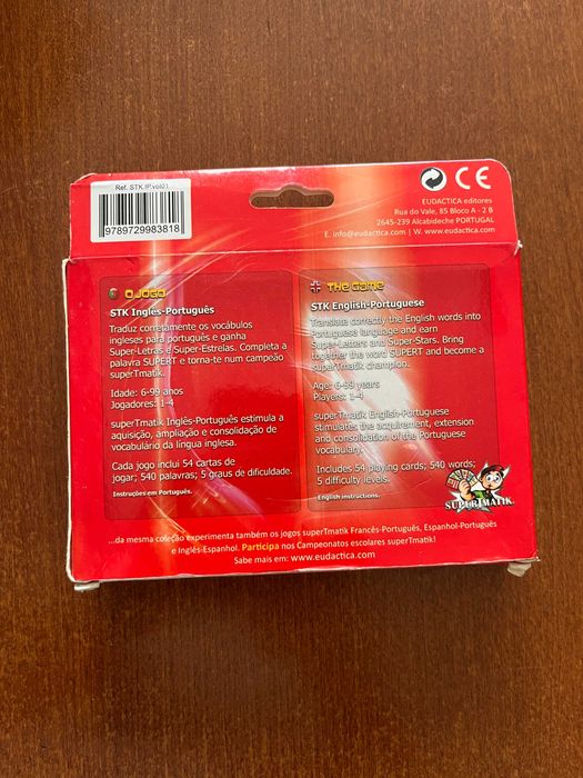 Cartas SuperTmatik - Quiz Inglês - Português