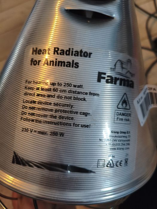Lampa dla kur Farma