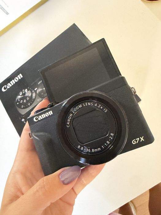 canon g7x mark iii como nova