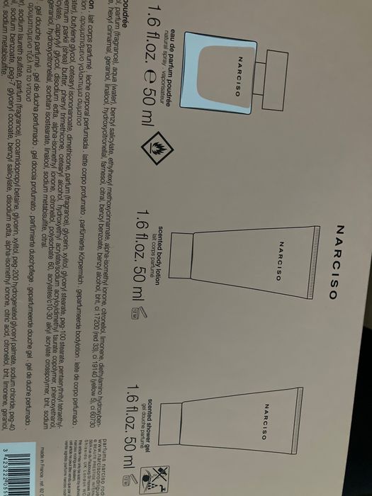 Perfum zestaw Narciso Eau de Parfum Poudree