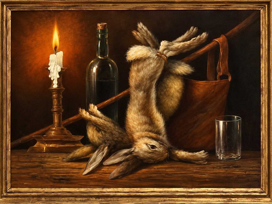 Quadro a óleo antigo