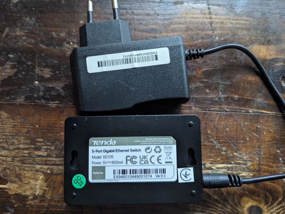 Коммутатор локальної мережі (Switch) Tenda SG105