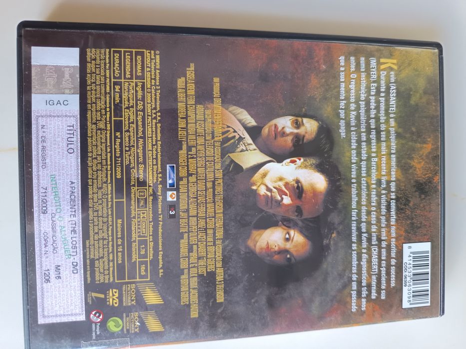 DVD a paciente .
