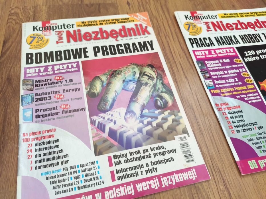 48x sztuk Komputer Świat, PC WORLD, Twój Niezbędnik, Ekspert 2001 - 2007