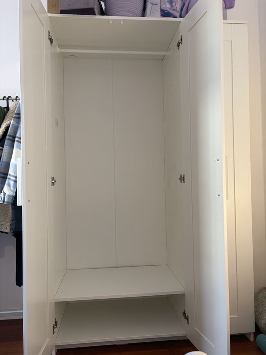 Roupeiro c/3 portas, branco, IKEA (BRIMNES)