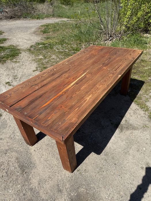 Столи деревʼяні ( дуб, сосна)