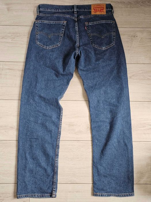 Levi's - Jeansy Straight Leg spodnie w32 l32 niebieskie levis