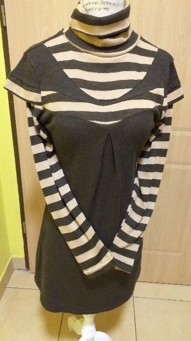 Tunika sweter golf brązowo-kawowe katana M/L CCG Perfect       W.Br.V.