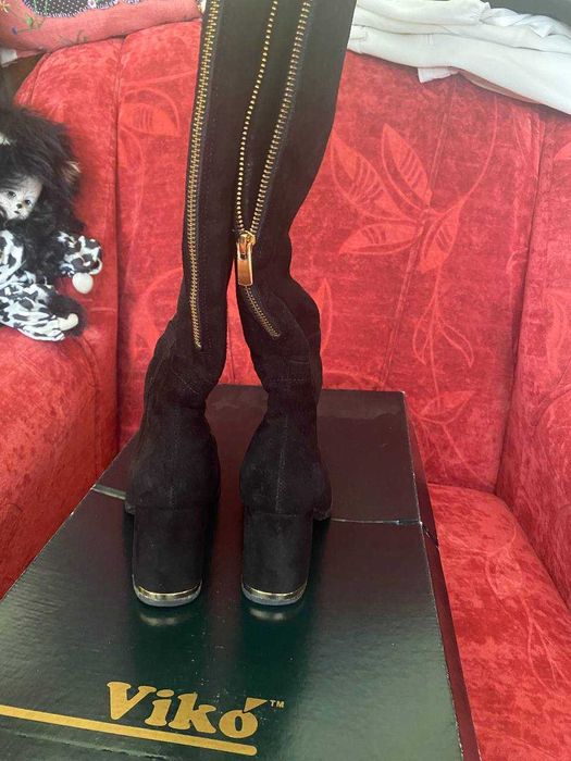 замшевые сапоги Viko