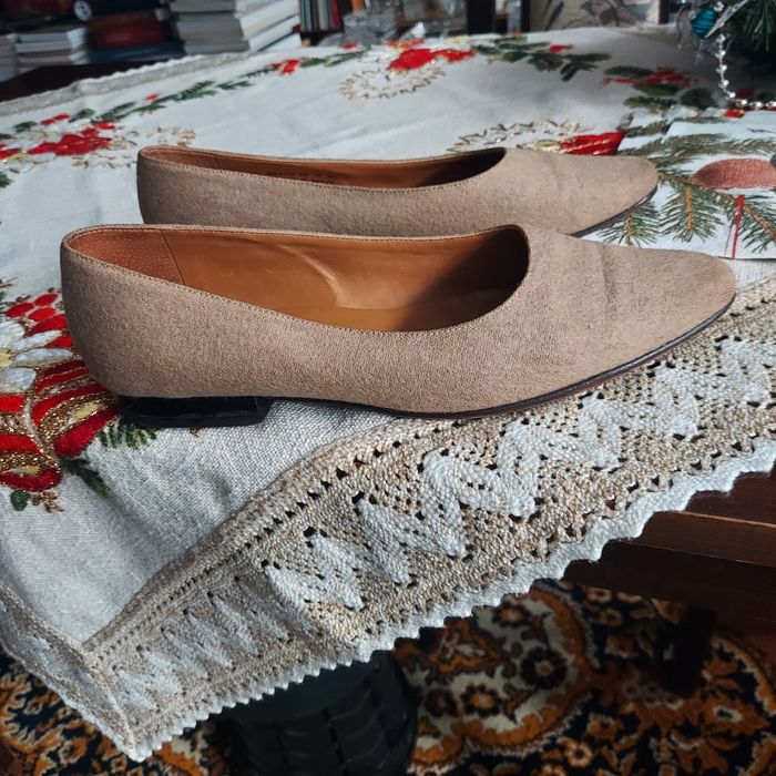 Buty baleriny z materiału