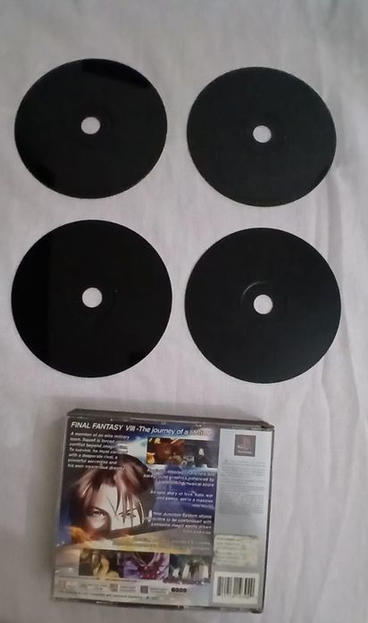 Final Fantasy VIII PS1 4 Discos Completo Jogo