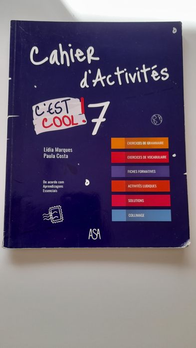 Caderno de atividade 7 ano Francês