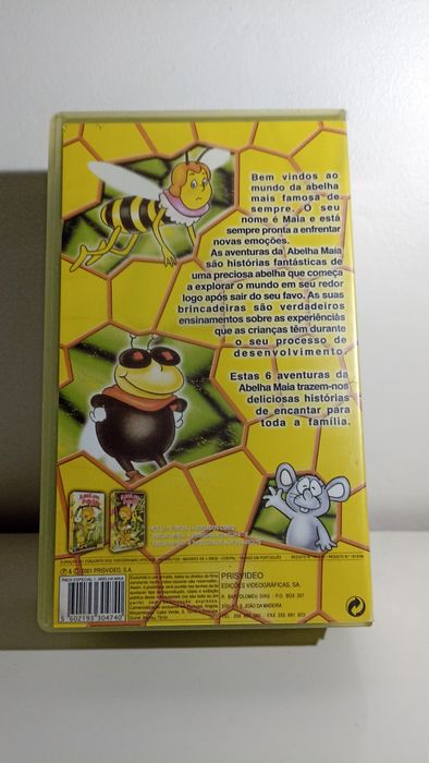 2 VHS da Abelha Maia