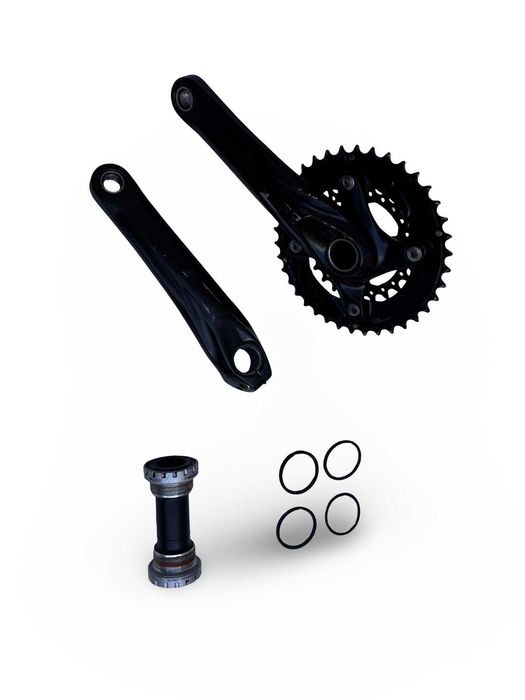 Korby Shimano Deore FC-M617 + Suport Shimano zestaw WYPRZEDAŻ!!!