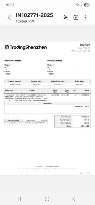 Vivo x200 pro mini 16/512gb