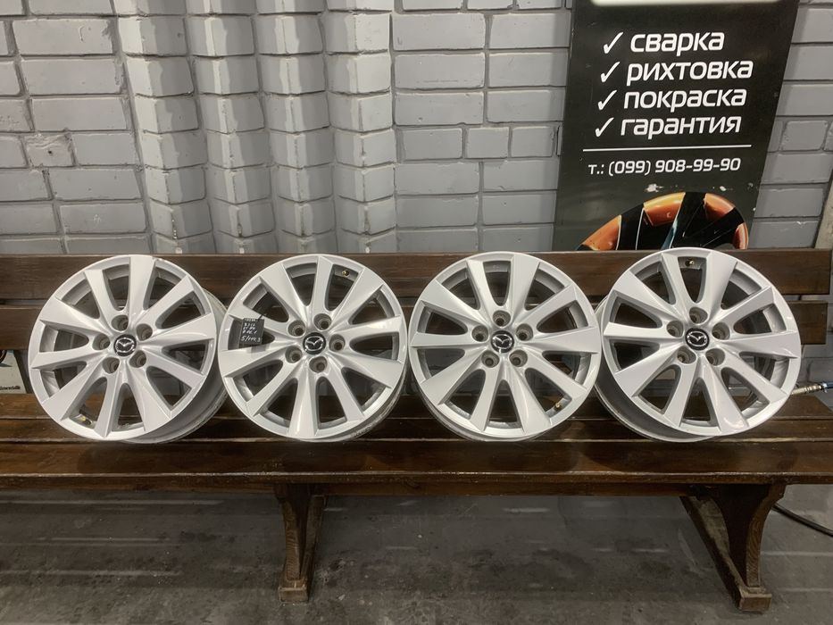 99 Оригинальные литые диски Mazda 5/114.3 R17 et50