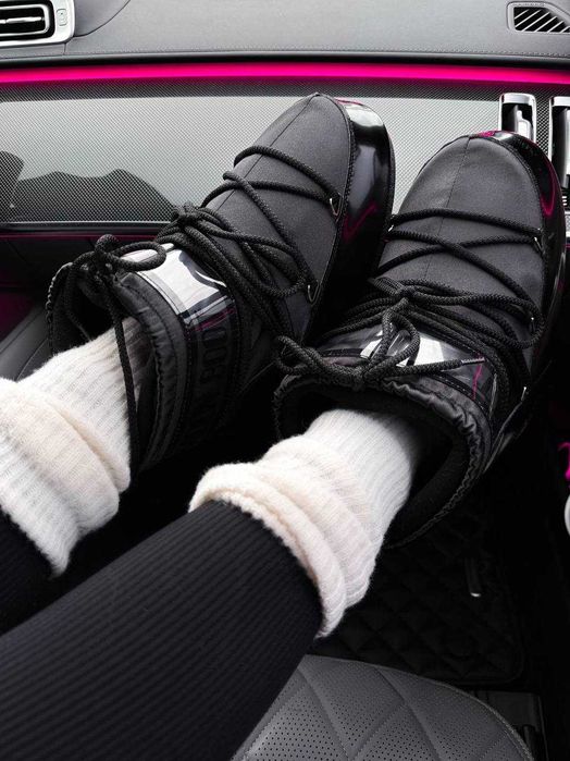 Черевики Moon Boot Full Black premium зимові