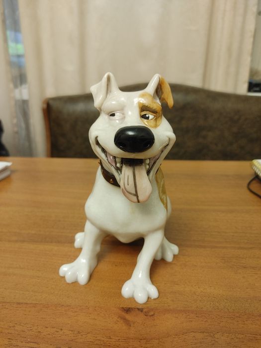 Статуэтка собака Питомцы с характером: бультерьер Георга Уильямса