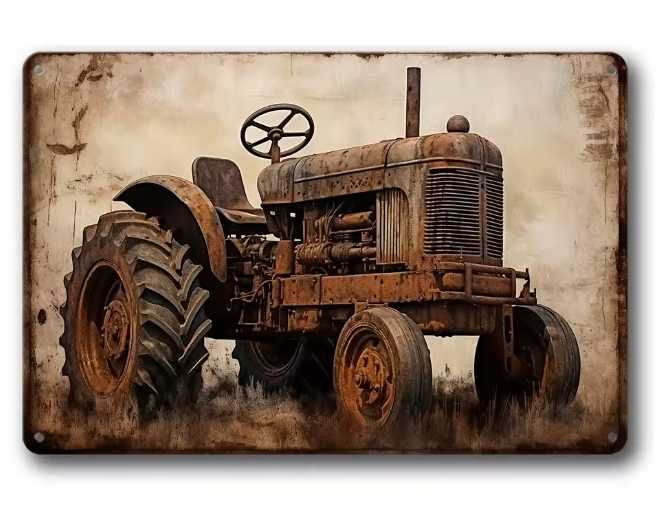Nowa tabliczka traktor