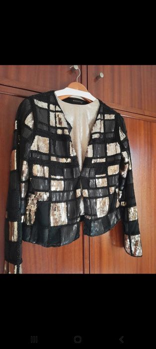 Conjunto preto e dourado M/L