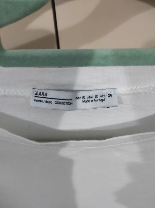 Bluzka z baskinką ZARA rozmiar S