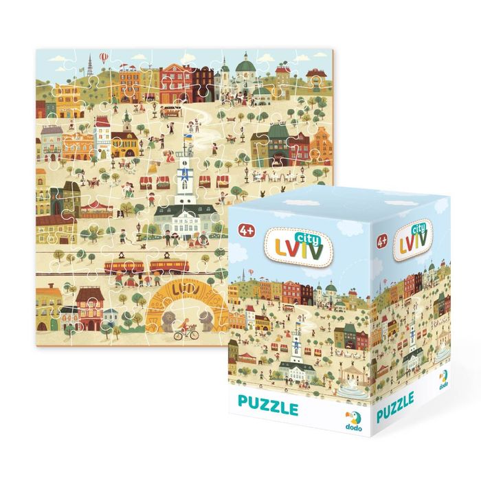 Пазли "Місто Львів" Dodo Toys