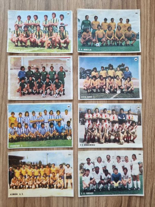Cromos de equipas de futebol 1977/78