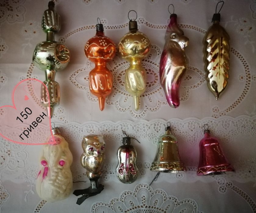 Елочная игрушка ссср. Ялинкові прикраси.