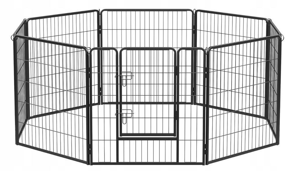 Wybieg Dla Szczeniąt Dla Psa 8 Kratek Każda 77 X 80 Cm Feandrea Ppk88H