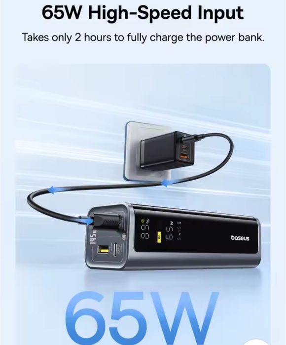 Baseus EnerGeek GP12 145W 20800mAh павербанк