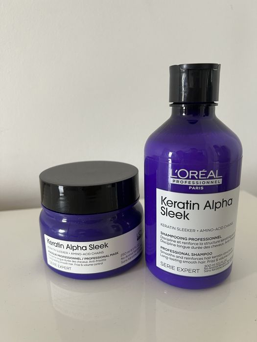 Zestaw  L'Oréal Professionnel Keratin Alpha Sleek