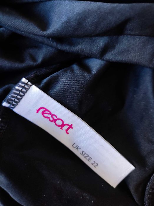 Resort r 50 wysmuklający strój kąpielowy plus size marszczenia