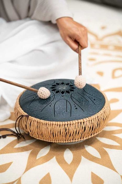 Meinl Steel Tongue Drum Medium Octav 10" Blue