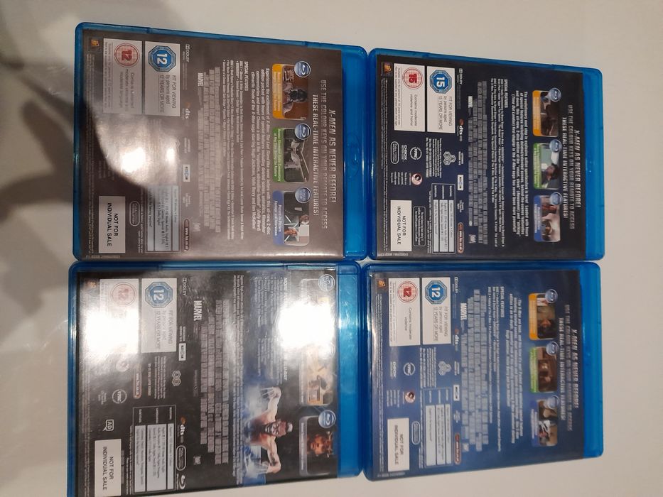 Quadrologia X-MEN em blu-ray, impecável, 10 euros.