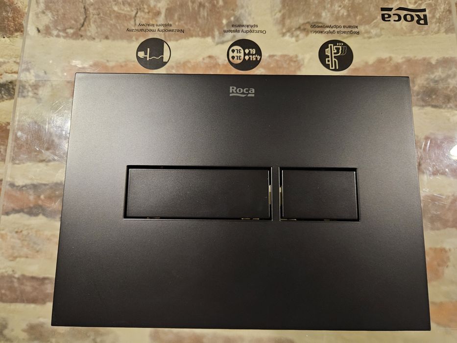 Przycisk Roca WC Sanit Duplo Nova czarny