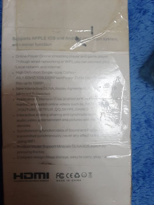 WiFi Display Dongle Дзеркалювання екрану або потокова передача контент