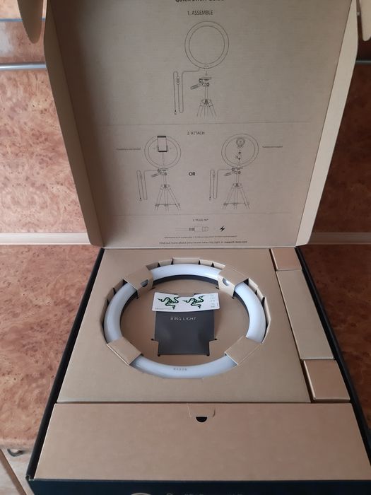 Штатив з лампою Razer Ring Light 12"led (набір для блогера,стрімера)