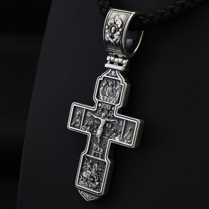 Серебряный крест АКИМОВ (арт 02) 28.3 грамма