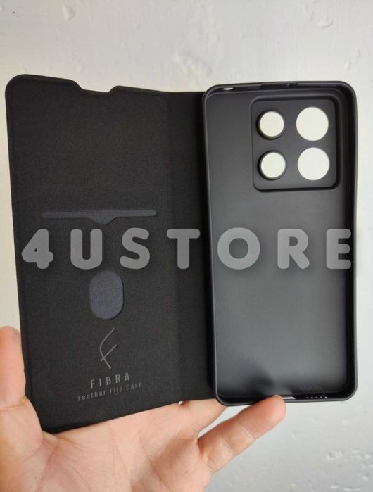 Чехол книжка кожаный на Xiaomi Redmi Note 10 11 12 Pro чохол книжка