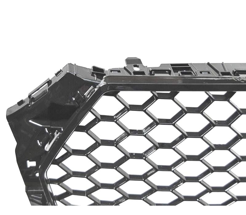 GRELHA FRONTAL AUDI A4 B9 15-19 LOOK RS PRETO BRILHANTE