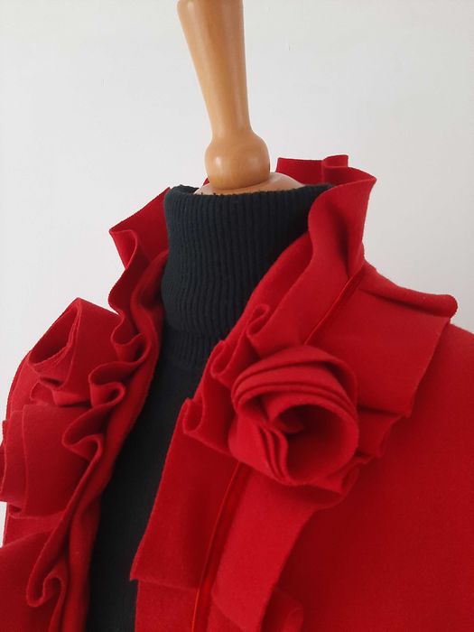 Casaco Vermelho Veste M/L. Novo