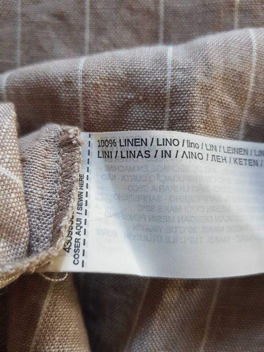 Lniana sukienka marki Mango L