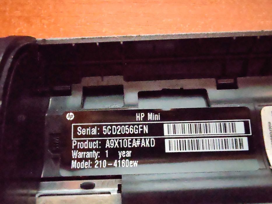 laptop HP Mini do diagnostyki samochodów system 32bit