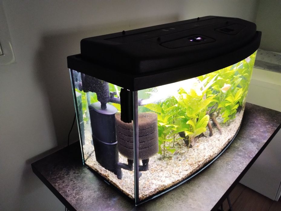 Akwarium profilowane 112l