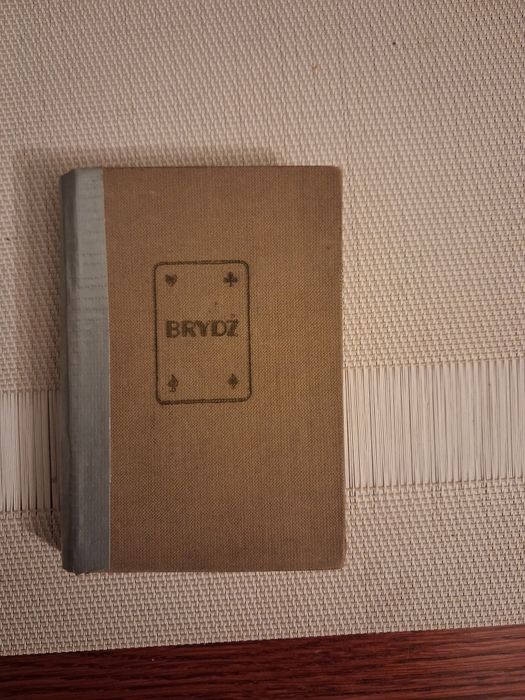 Brydż książeczka antyk PRL