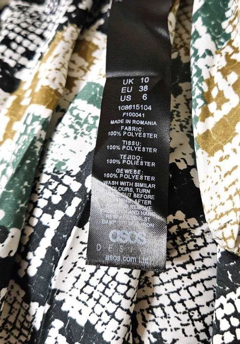 Юбка плиссированная в принт Asos, р. XS/S