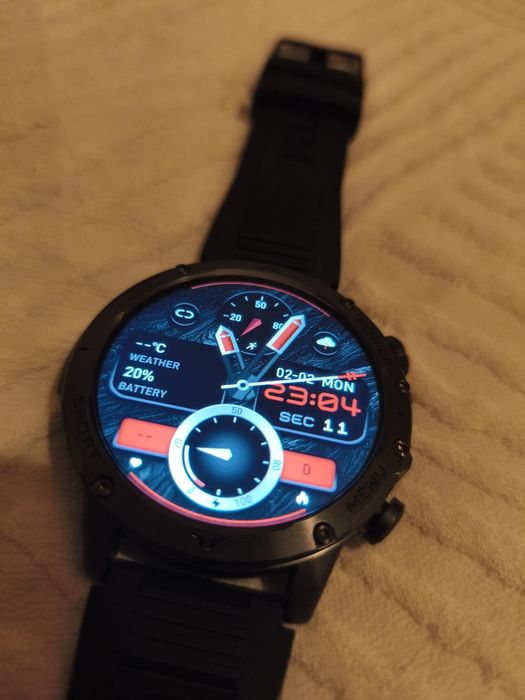 Smartwatch Militar AK87 "Sport" (Lanterna LED) – Para Troca