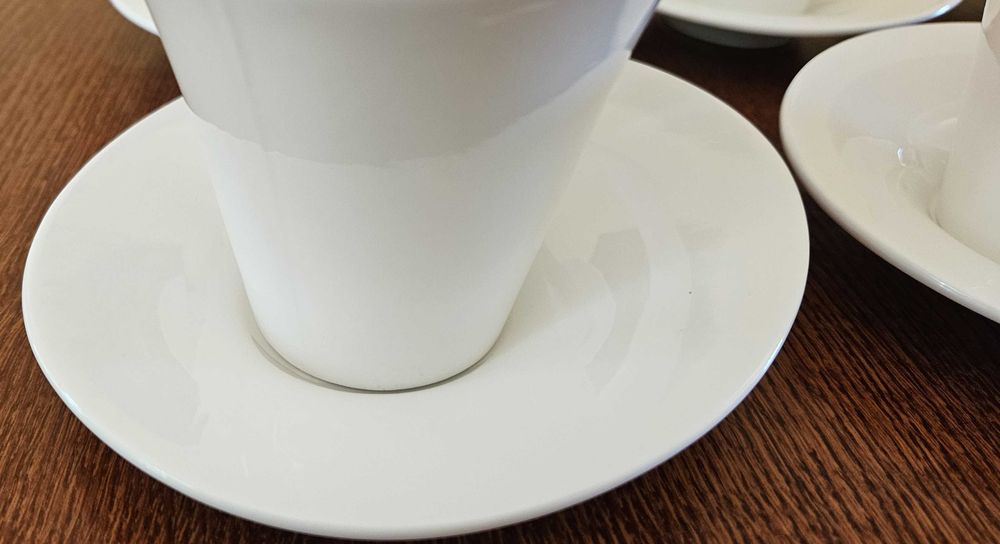 Zestaw 6 filiżanek z talerzykami Witek's Extreme – nowoczesny design