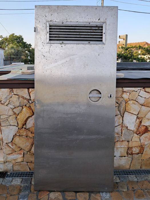 Portas em inox 210x90