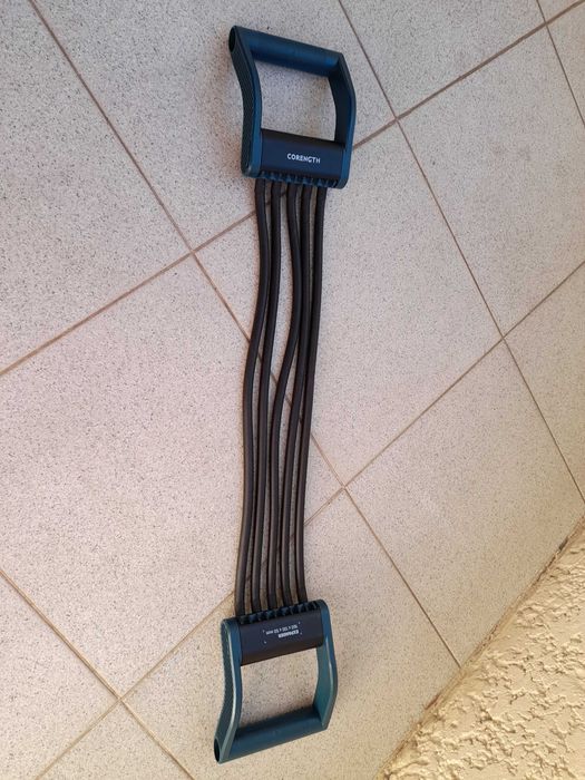 Corength Elástico Extensor de Musculação, Ajustável de 5 a 25 kg